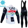 Conjunto Maillot + Culotte largo con tirantes Invierno Termico Uae Emirates 2023